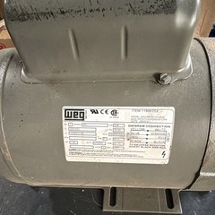 WEG AC Electric Motor [Coloca los HP, ej: 1.5 HP] [Coloca las RPM, ej: 1725 RPM]