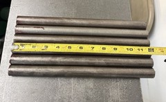 4130 Aircraft Grade Alloy Steel Round Bar 7/8″ Dia x 12″ Long (6 PC LOT)