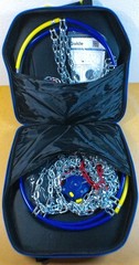 Snow-Chains Auto Fixing 1 Min Quick Install Tire-Chains, Heavy-Duty for Trucks