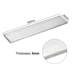 304 Stainless Steel Flat Bar 1/4″ Thickness 1 9/16″ Width 8″ Length