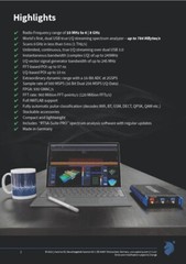 Aaronia SPECTRAN V6 PLUS 250XA-6 USB 6GHz Spectrum Analyzer 80MHz RTBW In Stock