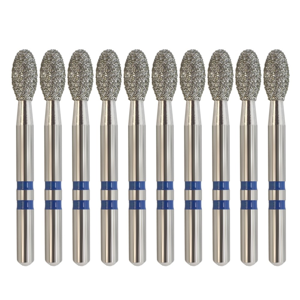Dental Zirconia Multi-Use Diamond Burs Z379/023M Egg Football Medium High Speed