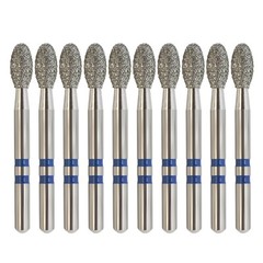 Dental Zirconia Multi-Use Diamond Burs Z379/023M Egg Football Medium High Speed