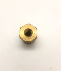 Brass Hex Reducer Bushing 1/2” MPT to 1/8” FPT (like 209P-8-2)