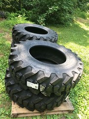 4 NEW 15.5-25 Galaxy MPC Loader L2/G2 Tires – 15.5X25 – 12 PLY – 154 pound tire