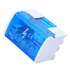 Terminal Block Distribution Box On DIN Rail Compact Universal Connector For