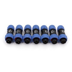 SP13 Waterproof IP68 In-Line Male and Female Circular Cable Plug Connector