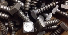(100) 3/8 X 1-1/2″ Square Head Lag Bolts Plain Steel Screws Rustic 3/8×1.5 1 1/2