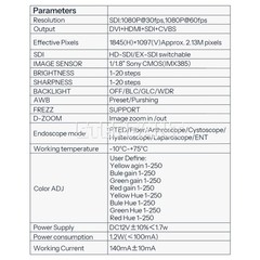 Medical ENT Endoscope Laparoscopic Camera/USB Type Handle/Cold Light Source US