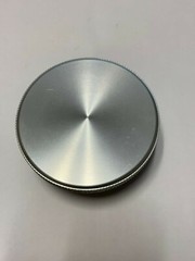 Knurled Knob, 3″ Aluminum, Solid