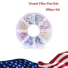 Dental Quartz Fiber Post Fiber Post teeth Restorative 1.2/1.4/1.6/1.8mm 200pcs