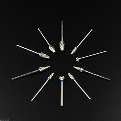 Dental Tungsten Steel Carbide Burs Polishing Bur Drills HP 2.35MM Low Speed