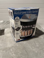 Magnif Ultra Sorter Motorized Coin Sorter 4873 USA with BONUS Assorted CoinTubes