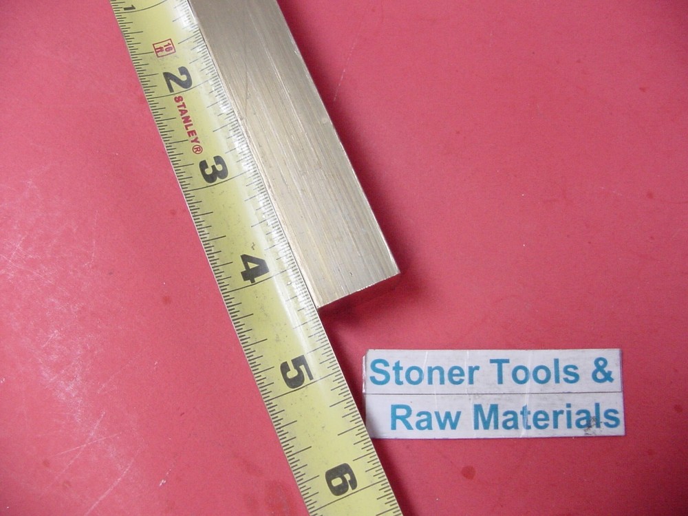 1/2″ x 1″ C360 BRASS FLAT BAR 4-1/4″ long Solid .5″x 1″x 4.25″ Mill Stock H02