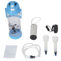 3L Vacuum Cow Milking Machine Electric Milker With Pulsation Vacuum Pump