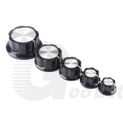 Potentiometer Knob Cap 19 22.9 27 33 45mm, 6mm Shaft Volume Amp Dial Radio Tuner
