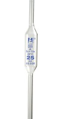 Eisco Labs 25ml Volumetric Pipette, Class A – Borosilicate Glass
