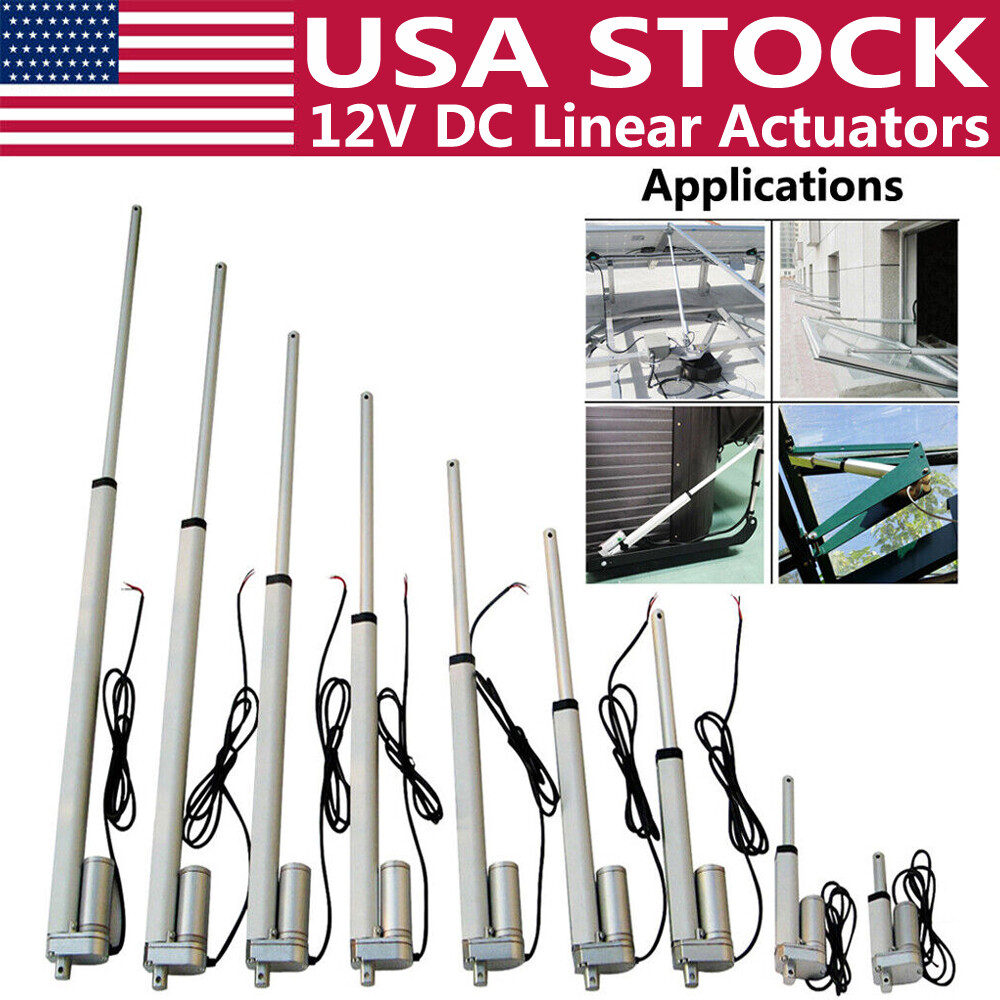 2″-18″ Stroke 1000N/1500N Heavy Duty DC12V Electric Linear Actuator Putter Motor