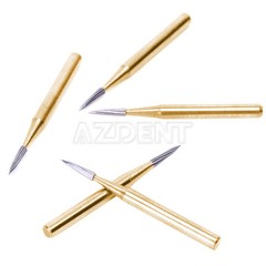 Dental Tungsten Carbide Gold Burs Trimming & Finishing & Polishing Flame FG7901