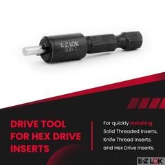 E Z LOK Drive Tool Optional for Model 500-1 Installation 329-008 450-4 450-5