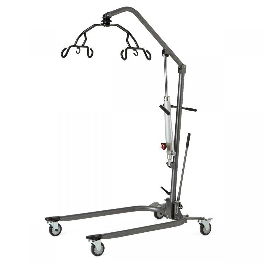 Medline Manual Hydraulic Patient Lift 6-Point Cradle Sling 400 Lb. Weight Cap. 1
