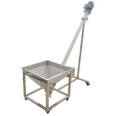Automatic Spring Feeding Inclined Feeder Screw Conveying Feeding Machine 220V