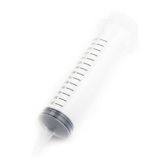 150ml Plastic Syringe Reusable Tube Clear for Measuring Liquids Medical Catheter