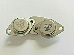 2SB645+2SD665 PNP+NPN Silicon Power Transistor New Original TOSHIBA