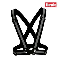Safety Vest with High Visibility Reflective Belt Stripe Security Adjustable