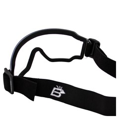 Birdz Eyewear Arch Padded Safety Sky Diving Ski Motorcycle Goggles Clear Lenses