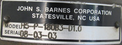 NEW BARNES H5-P-180B3-D1.0 PUMP GEROTOR D1.0P-10B2 H5P180B3D10