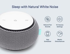 Snooz Smart White Noise – Fan Inside For Non-Looping White Noise Sleep