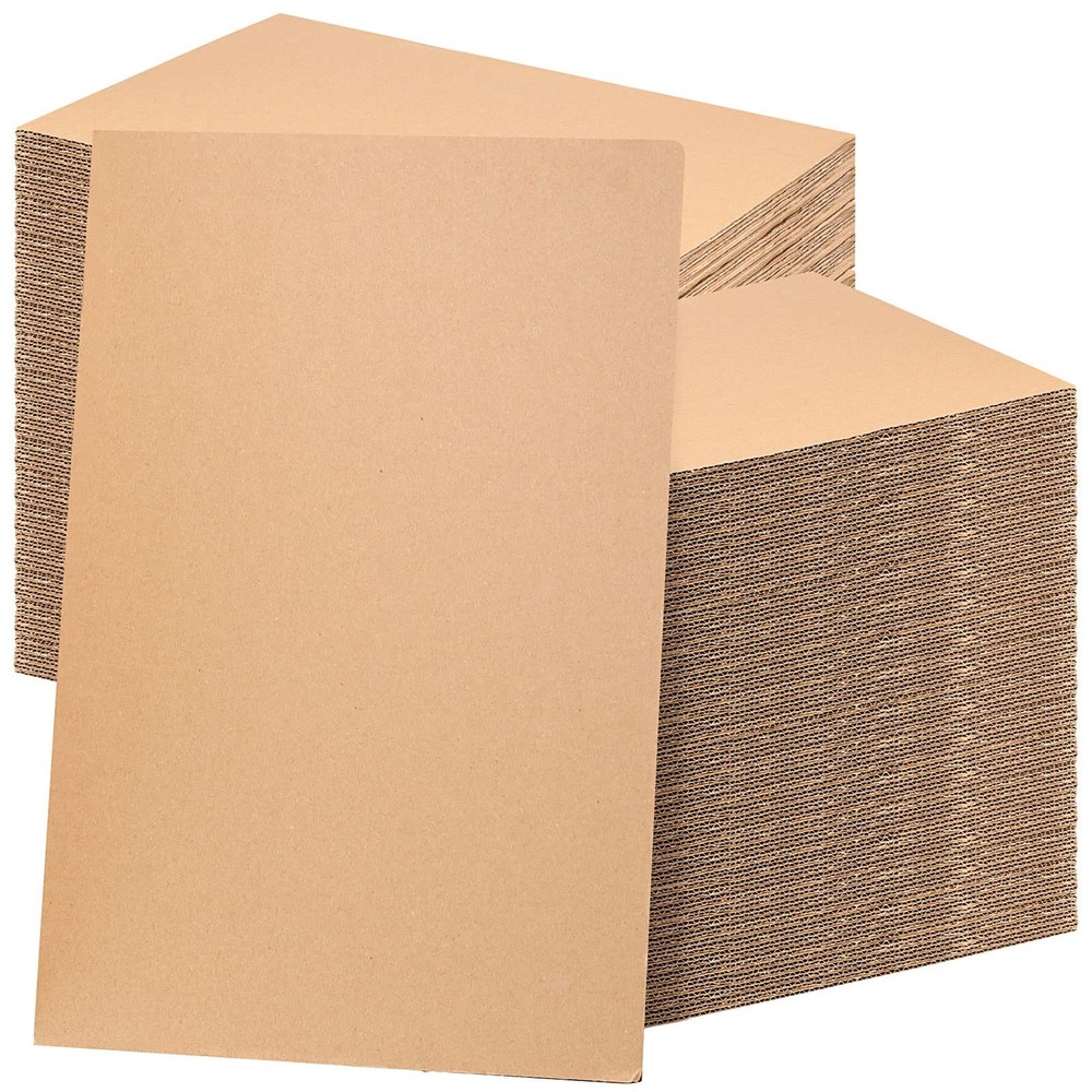50 PCS 11×17 Inch Corrugated Cardboard Sheets 1/8 Thick Chipboard Insert Pads