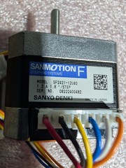 Sanmotion Sanyo Motor SF2421-12U40 – 6 Wire – 1.2 Amp – 1.8 Deg FAST SHIP #S179