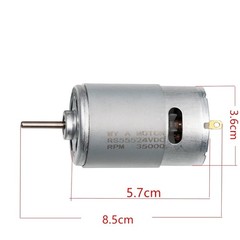 24V RS555 35000RPM Electric Motor for Power Wheel Upgrade, 24 Volt DC Motor