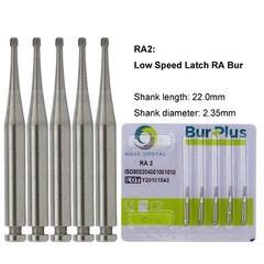 Wave Dental Carbide Bur Surgical Bur Round Latch RA 1 2 3 4 5 6 8 For Slow Speed