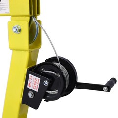 Foldable Hydraulic Swivel Lift Crane 2000LBS Capacity Pickup Truck Bed Hoist