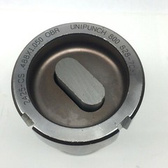 UNIPUNCH #2416-CS-24-25C-S 488X1.050 OBR PUNCH AND DIE & 4375X1.000 OBR