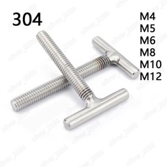 304 Stainless Steel T-Shaped Screws Welding Screws M4 M5 M6 M8 M10 M12