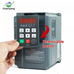 Huanyang VFD 220V 3HP 2.2KW Inverter CNC single phase to 3 phase for Motor