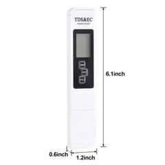 4-in-1 Digital Water Tester TDS EC Temperature Meter 0-9990PPM For Water Purity