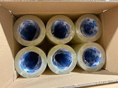 24 Rolls 3″ Clear Shipping Packing Moving Tape 110 Yards – 2.0 mil