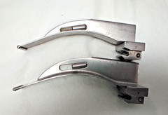 Laryngoscope Pieces – 2 Handles and 25 Blades – Sizes 0, 2 and 3 – Parts Only