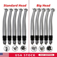 1-5 YABANGBANG Dental High Speed Handpiece + 4 Hole Quick Coupler 360° / Rotor