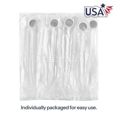 500Pcs Dental Mouth Mirror w/Handle Dental Ortho Instruments
