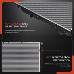 Engine Coolant Radiator Assembly Compatible with Dodge & Ram