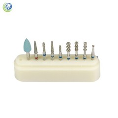 Dental Porcelain Veneers Preparation Polishing FG Diamond Burs Kit Set of 9
