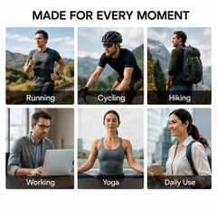 Bone Conduction Headphones, Bluetooth 5.4 Open Ear Wireless Headphones with Mic,