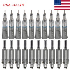 NSK Style Dental Straight Nosecone /Air Motor Low Slow Speed Handpiece 4H 1:1 AA