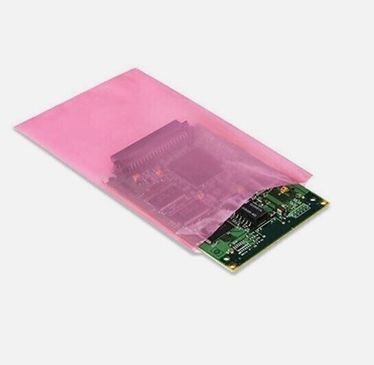 2000 Pack Flat Anti-static Bags 5″ x 7″ – 2 Mil Large Pink Poly Bag Open Ended